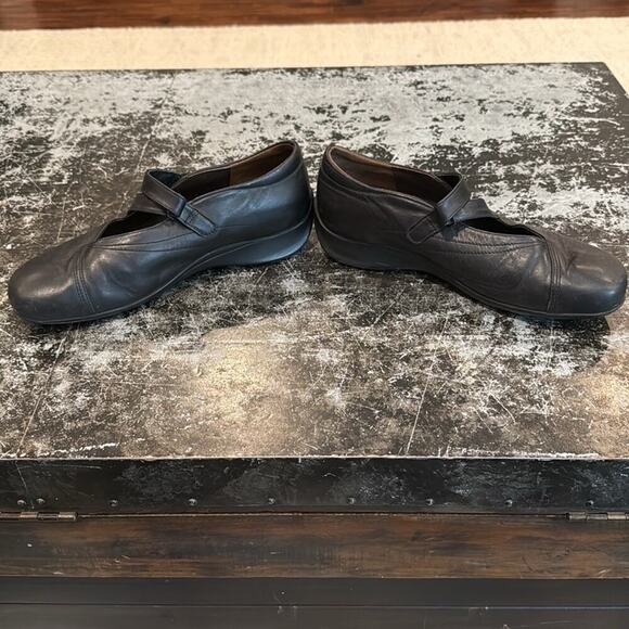Wolky Black Leather Passion Mary Jane Shoes Size 39 - Picture 6 of 8
